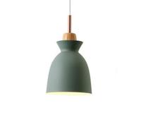 Chandelier Chandelier, Creative Personality Metal Pendant Light, Nordic Style Single Head Ceiling Hanging Lamp, Restaurant Cafe Decorat Lighting Fixture(Green,Type A)