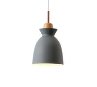 Chandelier Chandelier, Creative Personality Metal Pendant Light, Nordic Style Single Head Ceiling Hanging Lamp, Restaurant Cafe Decorat Lighting Fixture(Grey,Type A)