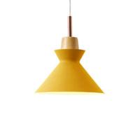 Chandelier Chandelier, Creative Personality Metal Pendant Light, Nordic Style Single Head Ceiling Hanging Lamp, Restaurant Cafe Decorat Lighting Fixture(Yellow,Type B)