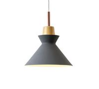 Chandelier Chandelier, Creative Personality Metal Pendant Light, Nordic Style Single Head Ceiling Hanging Lamp, Restaurant Cafe Decorat Lighting Fixture(Grey,Type B)