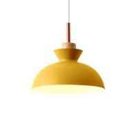 Chandelier Chandelier, Creative Personality Metal Pendant Light, Nordic Style Single Head Ceiling Hanging Lamp, Restaurant Cafe Decorat Lighting Fixture(Yellow,Type C)