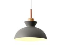 Chandelier Chandelier, Creative Personality Metal Pendant Light, Nordic Style Single Head Ceiling Hanging Lamp, Restaurant Cafe Decorat Lighting Fixture(Grey,Type C)
