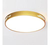 chandelier Chandelier, Gold Led Saving Ceiling Light Flush Mount Fixture 3 Color Light Adjustable Easy to Install Lamping Flat round Lighting for Bedroom, Dining Room and Living