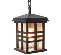 Chandelier Chandelier IP65 Aluminum Glass Rust Ceiling Light Lampshade External Rainproof Pendant Lights Lamp European Villa Patio Vineyard Aisle Lighting Fixture E-dison Moder