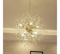 Chandelier Chandelier, Northern Europe Creative Personality Post Dandel Chandelier Bar Living Room Restaurant Clothing Store Bedroom(Silver,Diameter 50cm)