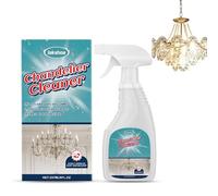 Chandelier Cleaner Drip Dry Spray, No Wipe Dust Remover, Streak-Free Crystal Chandelier Cleaner, 8 Fl Oz Crystals Cleaning Spray, Glass-Cleaner for Crystal Glass Acrylic Light Fixtures