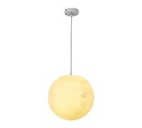Chandelier Creative Moon Resin Pendant Light Outdoor Porch Waterproof Chandelier Pt Moon shade Ceiling Hanging for Outside Garden Patio Farmhouse Drop Lights