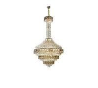 Chandelier - Crystal Chandelier Duplex Building Large Villa Hollow Building Mezzanine Floor Living Room Crystal Lamp Modern Atmosphere Staircase