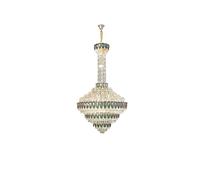 Chandelier - Crystal Chandelier Duplex Building Large Villa Hollow Building Mezzanine Floor Living Room Crystal Lamp Modern Atmosphere Staircase