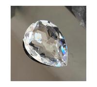 Chandelier Crystal Prisms Pendants 1 Piece 22mm 38mm 50mm 63mm 76mm Clear Glass Tear Drop Crystal Chandelier Parts K9 Glass Prism Hanging Pendants(63mm)