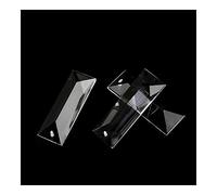 Chandelier Crystal Prisms Pendants 10 Piece Crystal Clear Prism Glass Chandeliers Pendants Parts Glass Lamp Drop Pendants Crystals Lighting Lamp Replacement Parts ( Color : 22x150mm , Size : 1 hole )