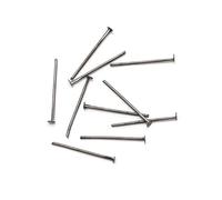 Chandelier Crystal Prisms Pendants 100pcs 30mm Head Straight Pins Metal Headpin Gold/Silver/Gold/Bronze For Crystal Prism Lamp Hanging(Gun Black)