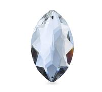 Chandelier Crystal Prisms Pendants 10Pcs 2 Holes 38mm Clear Glass Shaped K9 Crystal Pendant Prisms Chandelier Hanging Decor Accessories