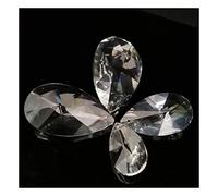 Chandelier Crystal Prisms Pendants 10PCS 38/50/63/76mm K9 Clear Crystal Prisms Pendant Chandelier Decor Crystals Lighting Lamp Replacement Parts (Color : 63mm)