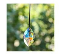 Chandelier Crystal Prisms Pendants 1pcs 50mm Crystal Pendant Glass Refractive Prism Chandelier Accessory Home Decoration(AB horse s eye)