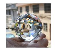 Chandelier Crystal Prisms Pendants 1pcs Clear Crystal Sphere 40-80MM Faceted Gazing Ball Prisms Home Decor(60MM)