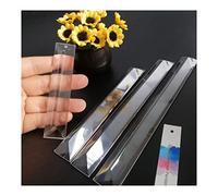 Chandelier Crystal Prisms Pendants 3PCS 120mm 150mm 180mm 200mm 1 Hole K9 Rectangle Long Crystal Prism Chandelier Lamp Lighting Parts Crystals Lighting Lamp Replacement Parts (Color : 150mmx22mm, Si