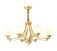 Chandelier DecoratChandeliers Ceiling Compatible with Living Room Bedroom Dining Room E14 Iron Lighting Fixture, LED Chandelier