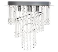 Chandelier ESMELLE L Crystal Silver