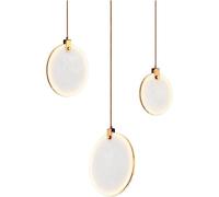 Chandelier Hanging Lamp, Chandeliers Crystal Chandelier Marble Chandelier Kitchen Island Dining Room Glossy - Round Stone Ceiling Chandelier Light Fixture,Chandelier