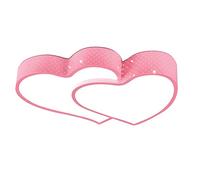 Chandelier Heart Shaped LED Ceiling Light Modern Semi Flush Mount Ceiling Close to Ceiling Chandelier for Boy‘s Girl‘s Room Children‘s Bedroom Kindergarten Living Room Kids Room (Color