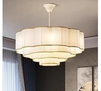 Chandelier Hotel Banquet Hall Living Room Restaurant Fabric Auspicious Cloud Lighting Fixtures Ceiling Pendant Light,Hanging Light(D80cm A)