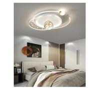 Chandelier lamp, Modern Minimalist Bedroom Ceiling Light Creative Children's Room Pendant Nordic LED Living Home Decoration Lighting(A White,Dimmable)