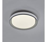 Chandelier, LED Acrylic Flush Mount Ceiling Light Fixture Round Thin Sect Ceiling Lighting Soft Light is not Dazzling Ceiling Lamp Three-Color dimming and Adjustable(Grey,15.7in)