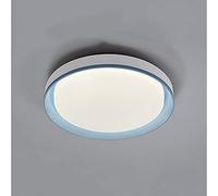 Chandelier, LED Acrylic Flush Mount Ceiling Light Fixture Round Thin Sect Ceiling Lighting Soft Light is not Dazzling Ceiling Lamp Three-Color dimming and Adjustable(Blue,15.7in)