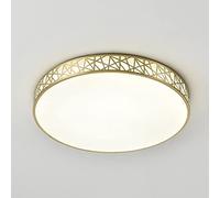 Chandelier LED Copper Lights Dimming Dimmable Round Shape Pendant Acrylic Lampshade Ceiling Light Kitchen Living Room Bedroom Hallway Corridor Balcony Pend
