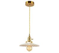 Chandelier Light, Bar Counter Small Pendant Light White Ceramic Umbrella Modern chandelie Before The Bed Glass Chandelier 1 Light Dining Room Lighting fixtures Hanging E26 Base