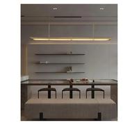 Chandelier Light, Brass Luxury Chandelier Natural Spain Marble Postmodern Pendant Lights LED Lustre Chandeliers Cottage Long Lighting Fixture Home(L80cm,White)