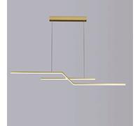 Chandelier Light, Ceiling Light 41.34in Iron Metal Pendant Lights Modern Geometric LED Hanging Acrylic Decorative Lighting Fixture Linear Suspension Lamps Compatible with Dining Room Kitchen is LWX