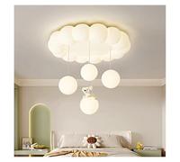 Chandelier Light, Children's Room Ceiling Lights LED Cloud Bubble Ball Light Modern Romantic Warm Boy Girl Bedroom Lamps(B)