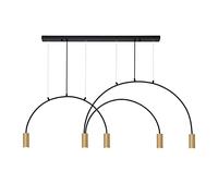 Chandelier light, E27 - Designer Minimalist Line Iron Lamp,Restaurant Dining Table Bar,Boutique Decoration Concise - Art Chandelier-Black. 5t