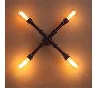 Chandelier Light Fixture Ganeep Iron Art Water Pipe Wall? Sconce European Retro Wall ?Light Industrial Wind Aisle Wall? Lantern Creative