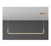 Chandelier Light Fixtures, Dimmable LED Pendant Lighting for Kitchen Island, Gold 3000K-6500K Adjustable Contemporary Chandeliers Lighting Hanging Lamp for Dining Room Living Room
