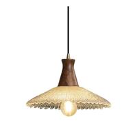Chandelier light, Hammered Glass Small Chandelier Antique Japanese French Brass V-intage Pendant Lights Ceiling Hanging Lamp Dining Room Entrance Bar Bedroom Bedside (Color : 27 * 18cm)(21 * 18cm)