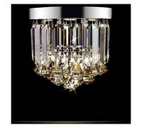 Chandelier light, LED Chandeliers, Crystal LED Ceiling Lights Compatible with Living Room Crystal Ceiling Lamp Home Decoration(Silver-cognaccrystal,Coolwhite)