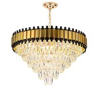 Chandelier light, Pendant Lights, Luxury Clear K9 Crystal Chandelier Lighting, Luxurious Crystal Metal Pendant Light, Round Crystal Chandelier Light for Dining Room Bathroom Living Room Hallw