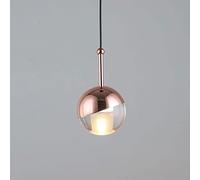 Chandelier Luxury Rose red Glass Ball lampshade Chandelier Lighting Restaurant Bedroom Decoration Lighting Luxury Hotel lamp LED Chandelier, 10 cm* 10 cm Change for The Better