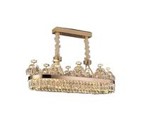 Chandelier, Modern Chandeliers 2023 Lustre High-end K9 Crystal Living Room Pendant Lamps Kitchen Island Led Lights Indoor Lighting Fixtures(L80cm,Neutral)