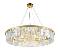 Chandelier Modern Crystal Chandelier Light Luxury Hotel Engineering Large Living Room Hotel Lobby Pendant Lights Villa Duplex Hanging Lights Bedroom Aisle E14 Socket European Style Decoration Ceiling
