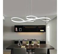 Chandelier Musical Note LED Pendant Light Elegant Acrylic Chandelier Adjustable Hanging for Dining Room Kitchen Island Office