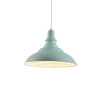 Chandelier, Nordic Minimalist Style Chandelier, Single Head Ceiling Pendant Lamp, Colorful Iron Hanging Light, Metal Lamp Shade, Lighting Fixture for Restaurant Decoration(Gray)