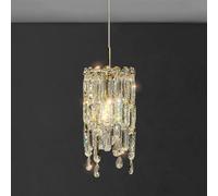 Chandelier Pendant Light, Adjustable Height Modern Crystal Lamp for Kitchen Island, Dining Room, Living Room, Foyer, Hallway, Luxury Restaurant Lighting
