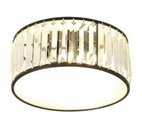 Chandelier Round Black Crystal Chandelier Gold Led Lamps Luxury Ceiling Lamp Ceiling Light for Bedroom Living Room Indoor Light Fixtures