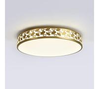 Chandelier Round LED Dimming Ceiling Light Ultra Slim Energy Saving LED Dimmable Ceiling Lamp Compatible with Living Room Bedroom Kitchen Copper[Energy Class A+],Chandelier Lights