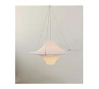 Chandelier, Scandinavian UFO Chandelier Italian Cream Style LED Bedroom Study Living Room Acrylic(D70cm)