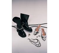 Chandelier Sequin Heels by Vicenza at Free People in Silver, Size: US 9 - female